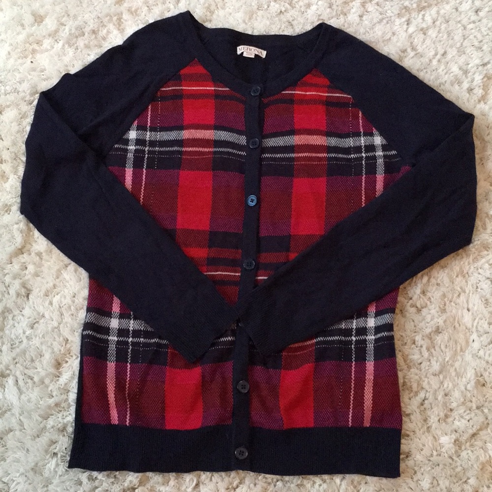 Target Plaid Cardigan